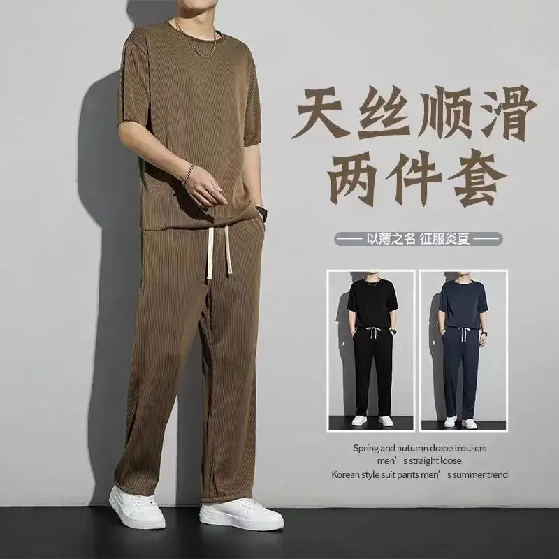 Men's Blue Casual Summer Sports Suit 2023 — feature 7