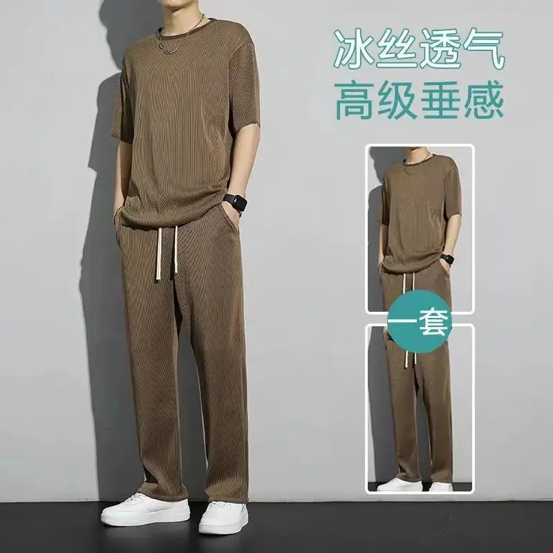 Men's Blue Casual Summer Sports Suit 2023 — feature 8