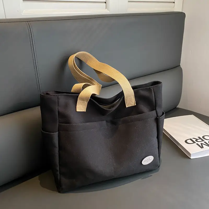 Canvas Large Capacity Shoulder Bag for Women - Image 7