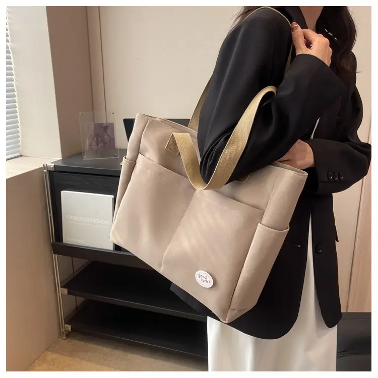 Canvas Large Capacity Shoulder Bag for Women — feature 21