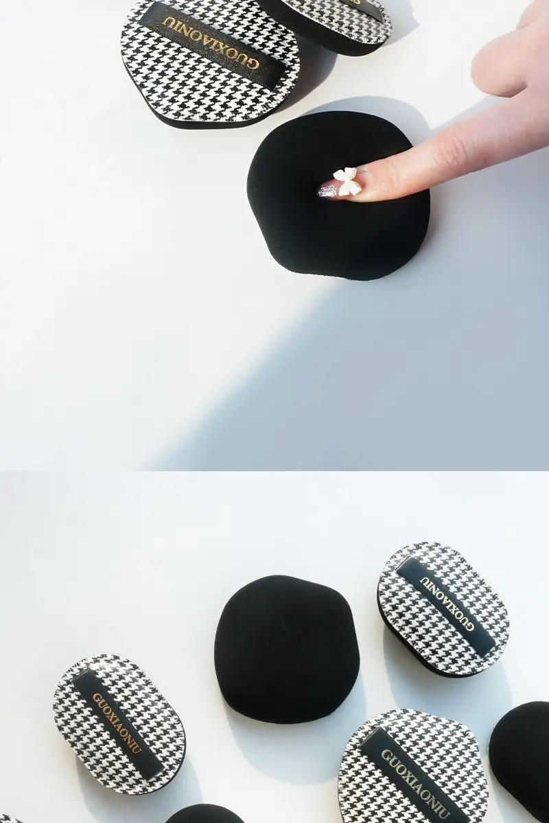 Guo Xiaoniu Houndstooth Powder Sponge 70mm Dry Wet — feature 13