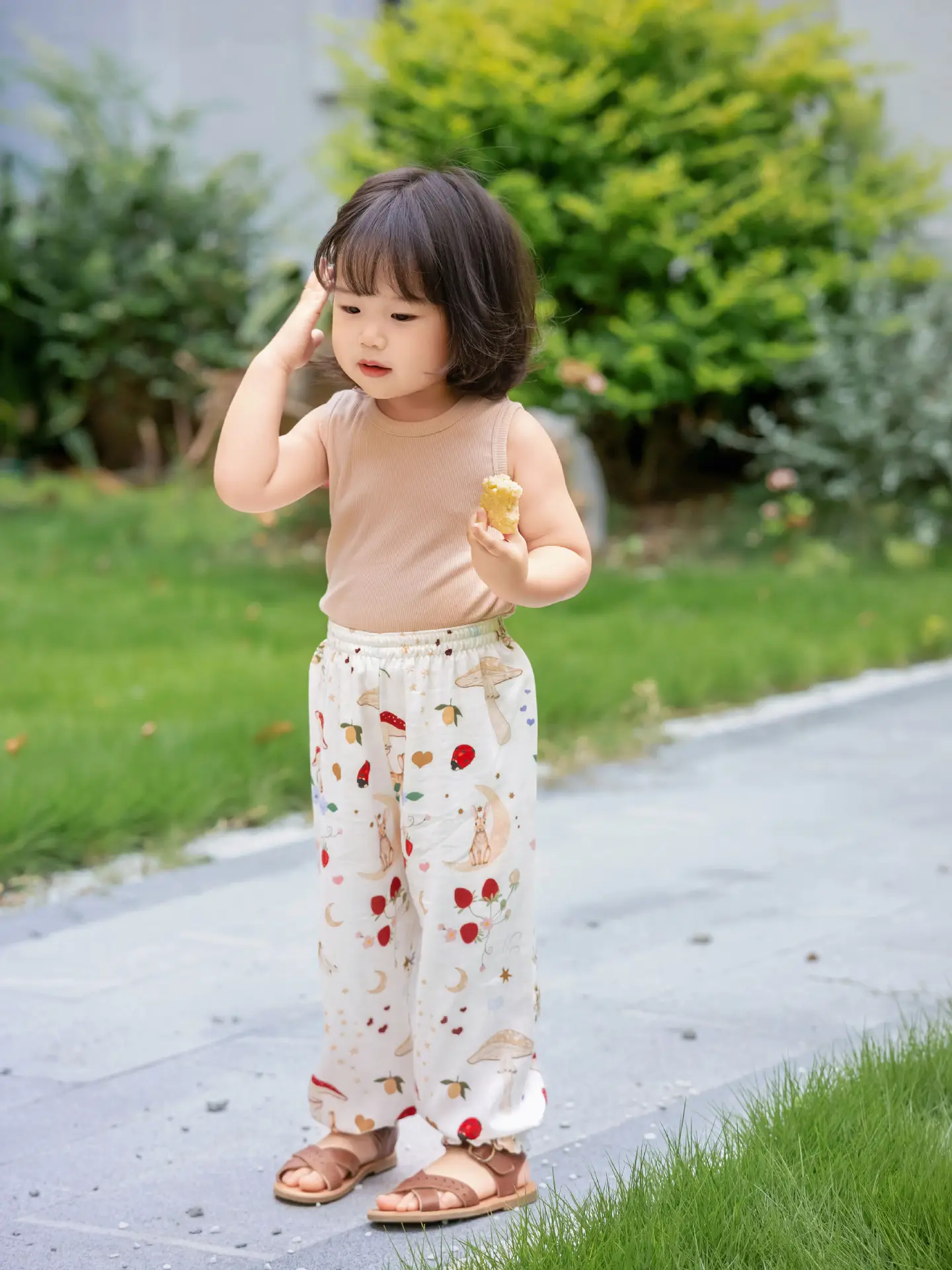 Children's Sleeveless Bamboo Pants Summer Wear