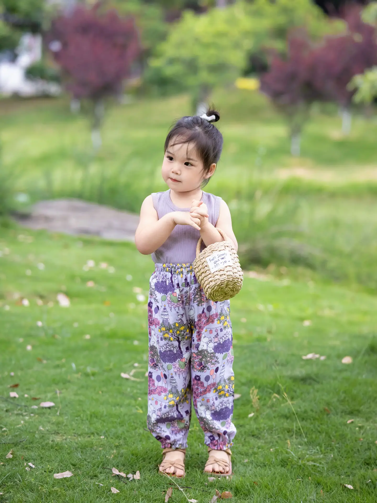 Children's Sleeveless Bamboo Pants Summer Wear
