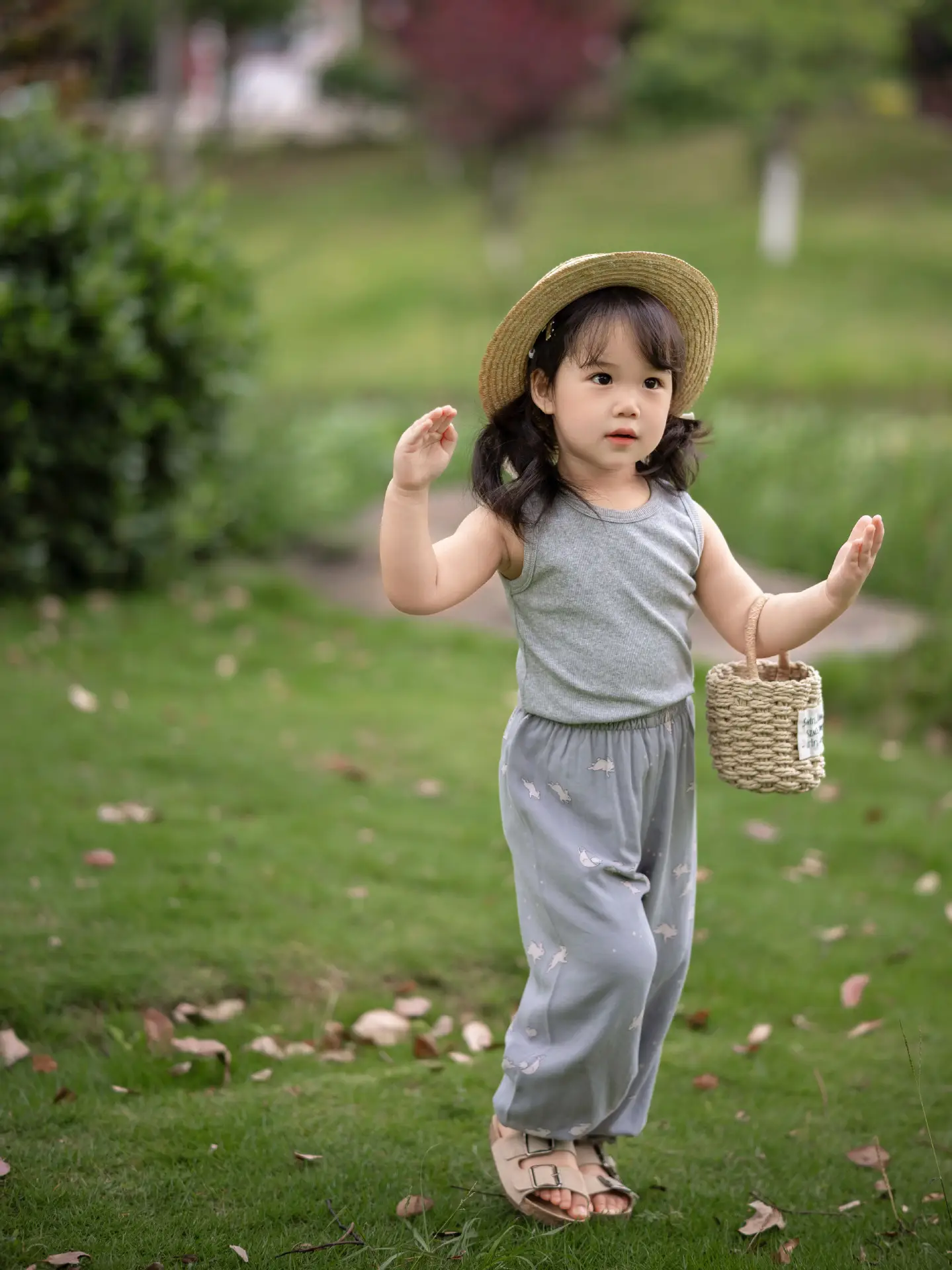 Children's Sleeveless Bamboo Pants Summer Wear