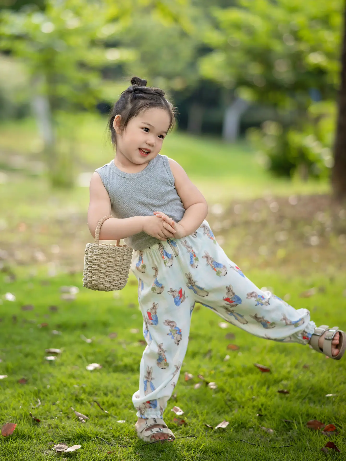 Children's Sleeveless Bamboo Pants Summer Wear — feature 7