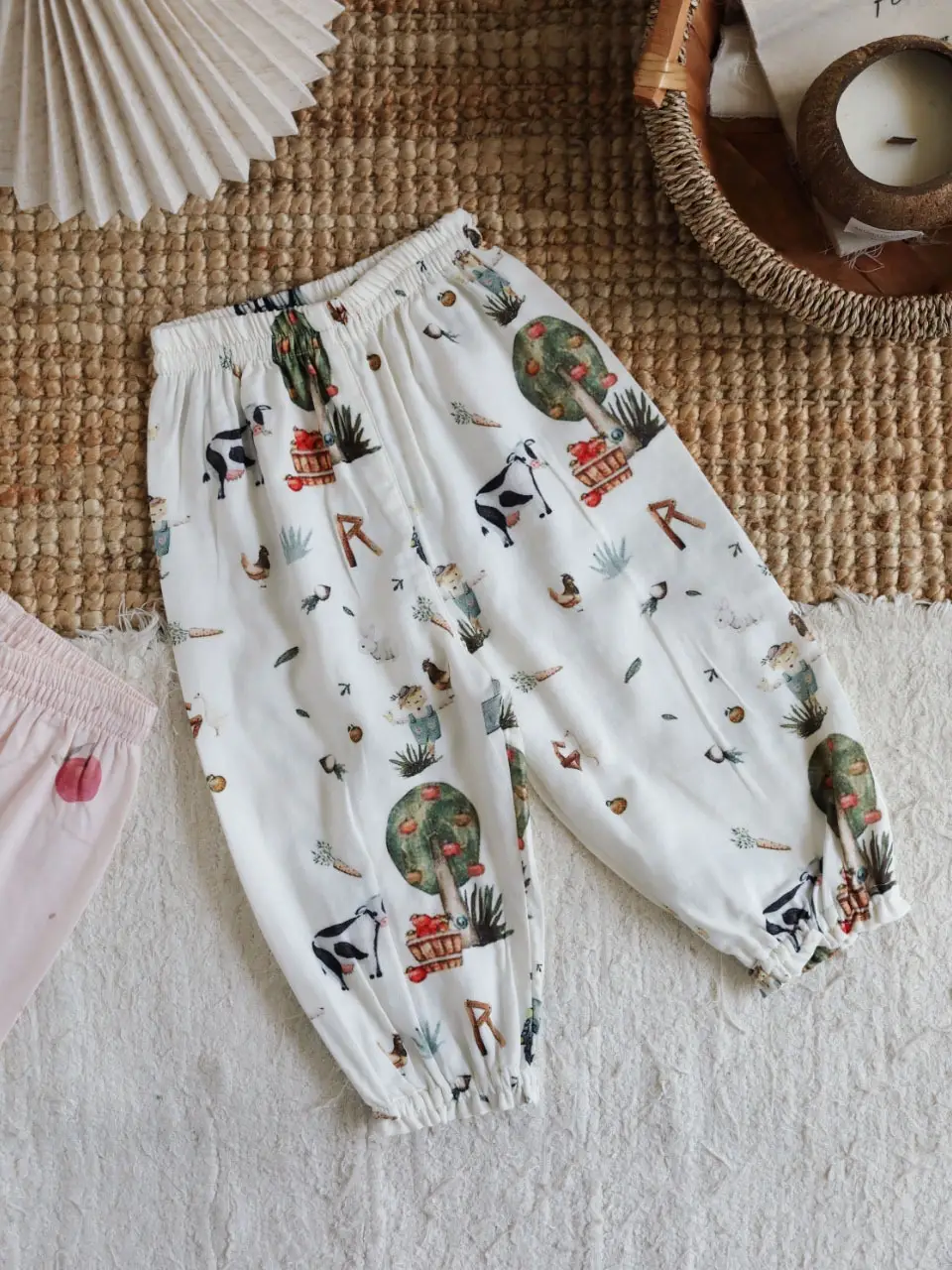 Children's Sleeveless Bamboo Pants Summer Wear