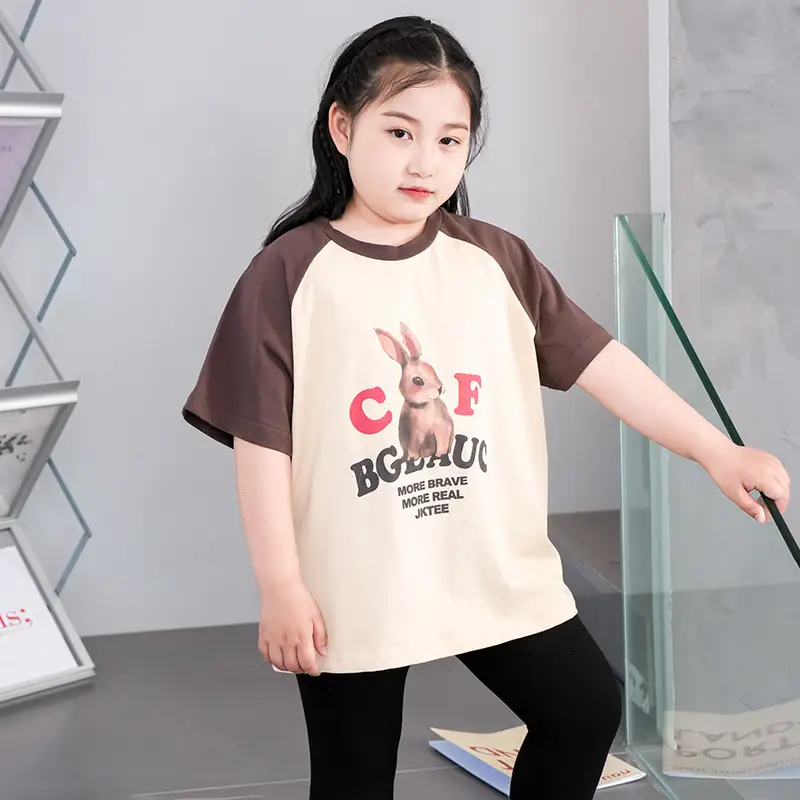 Chubby Girls Short Sleeve T-Shirt Summer Loose 2023 - Image 2