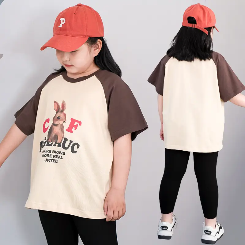Chubby Girls Short Sleeve T-Shirt Summer Loose 2023 - Image 3