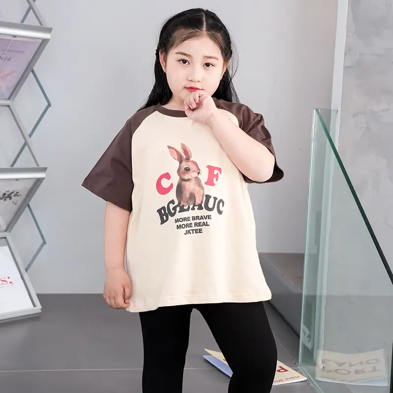 Chubby Girls Short Sleeve T-Shirt Summer Loose 2023 - Image 4