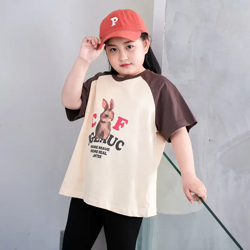 Chubby Girls Short Sleeve T-Shirt Summer Loose 2023 - Image 5
