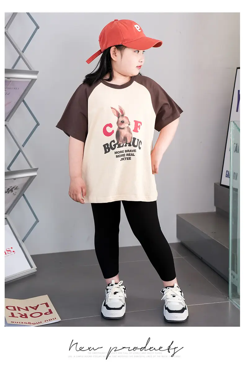 Chubby Girls Short Sleeve T-Shirt Summer Loose 2023 — feature 14
