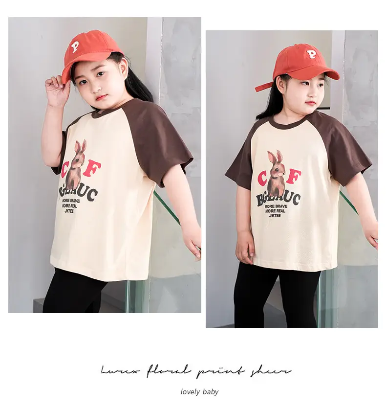Chubby Girls Short Sleeve T-Shirt Summer Loose 2023 — feature 17