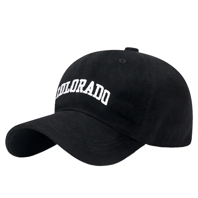 Women Baseball Cap Sanding Textured Curved Brim Embroidered Brown - Image 21