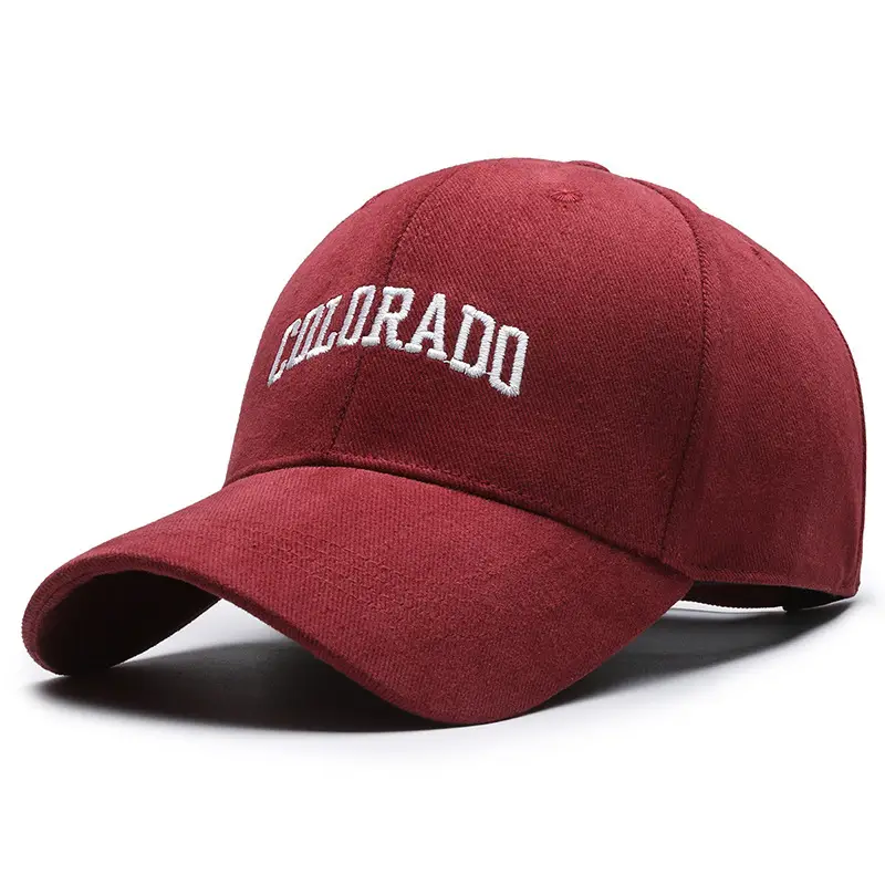 Women Baseball Cap Sanding Textured Curved Brim Embroidered Brown - Image 14