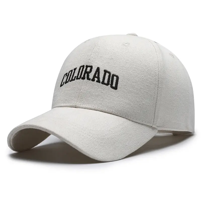 Women Baseball Cap Sanding Textured Curved Brim Embroidered Brown - Image 15