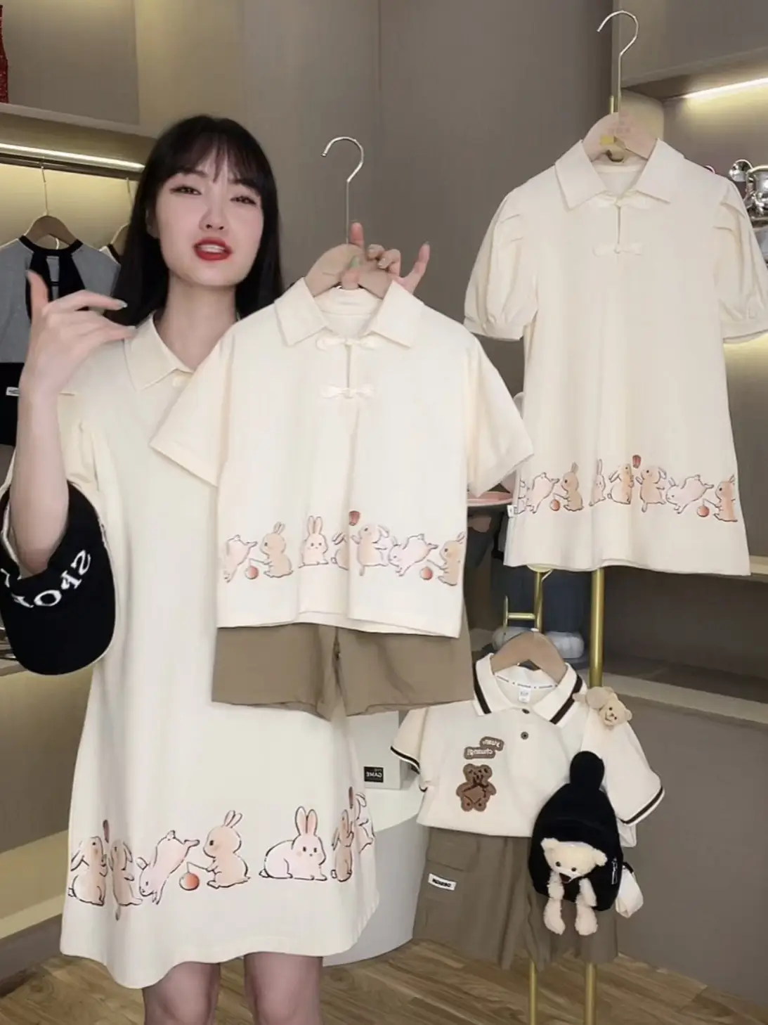 Chinese Style Family Matching Outfit 2025 Summer - Image 4