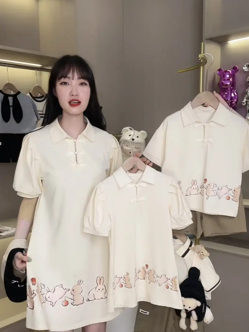 Chinese Style Family Matching Outfit 2025 Summer - Image 7