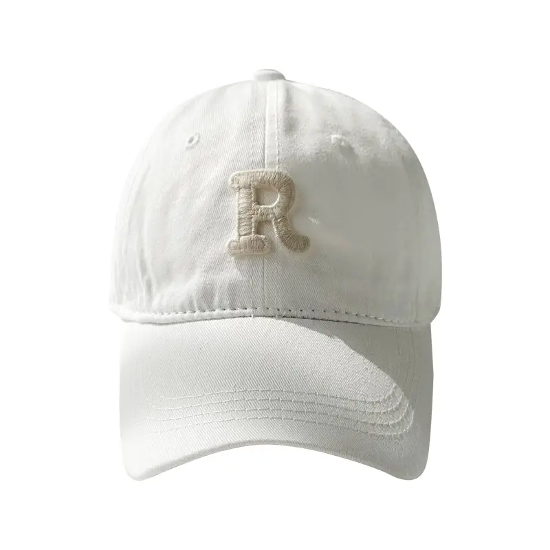 R Letter Boys Baseball Cap Maroon Washable - Image 12