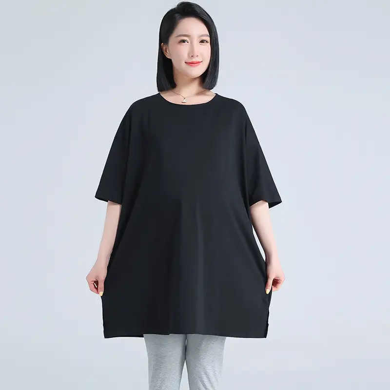 Baosiyuan Extra Large Cotton T-Shirt with Graphic Print - Image 2