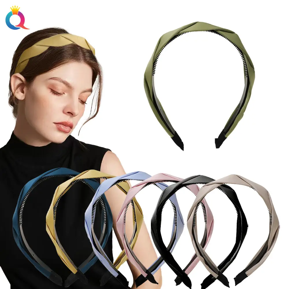 Cross-Border Twist Headband Set of 4 Colors - Image 4