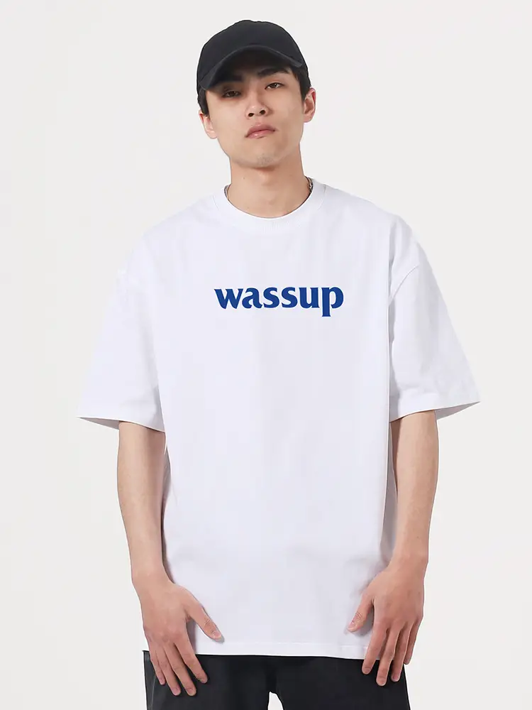 Wassup Heavy Cotton Men's T-Shirt Loose Fit - Image 13
