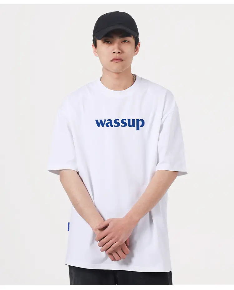Wassup Heavy Cotton Men's T-Shirt Loose Fit — feature 15