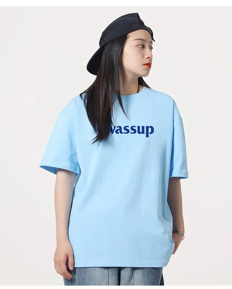 Wassup Heavy Cotton Men's T-Shirt Loose Fit — feature 23