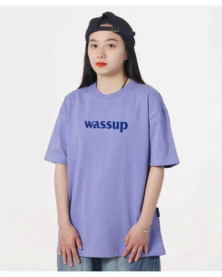 Wassup Heavy Cotton Men's T-Shirt Loose Fit — feature 25