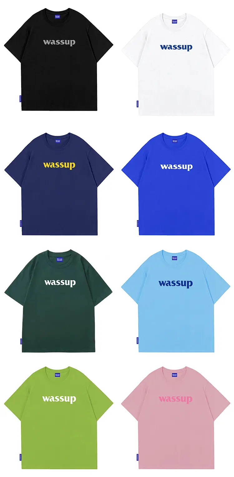Wassup Heavy Cotton Men's T-Shirt Loose Fit — feature 27