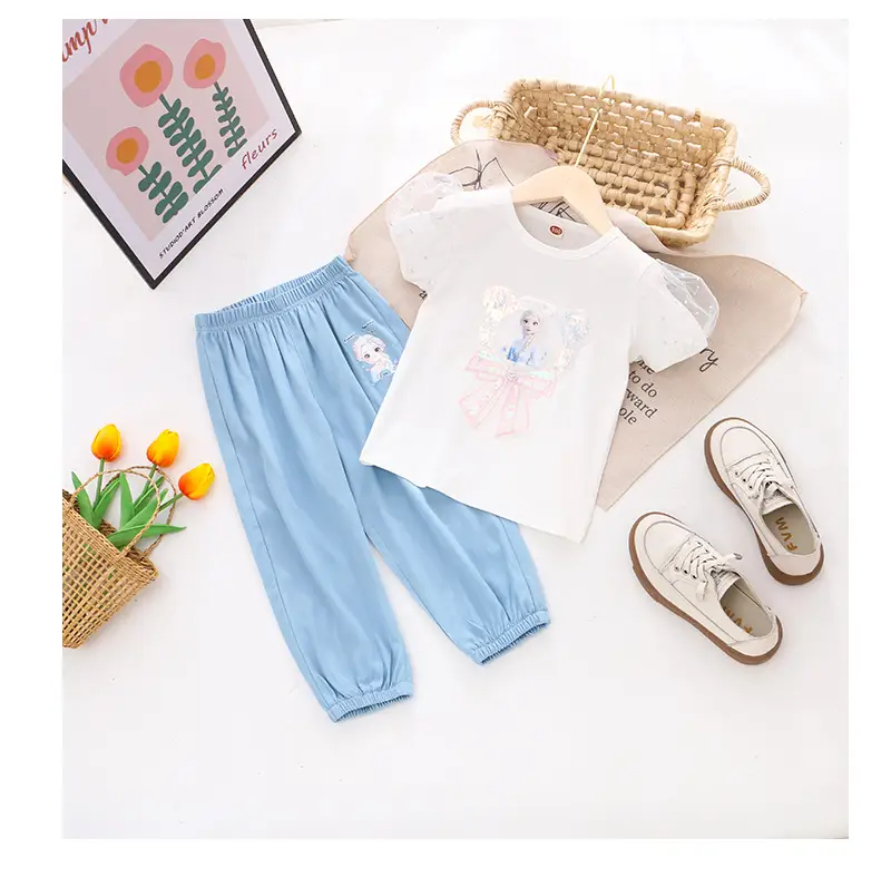 2024 Girls Bubble Sleeve T-Shirts Set of 3 — feature 8