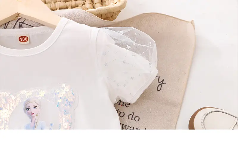 2024 Girls Bubble Sleeve T-Shirts Set of 3 — feature 9