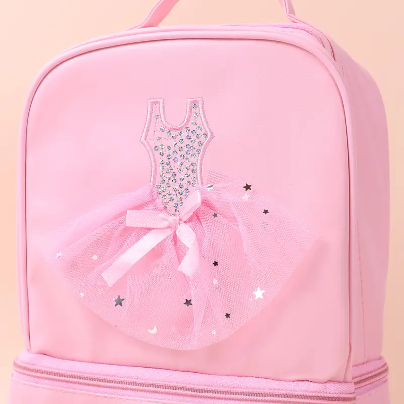 Pink Ballet Dance Backpack for Girls Children's Ballet Training