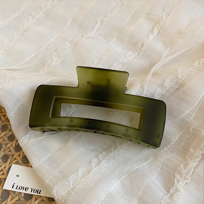 W-1102B5-2#10.5cm cross frosted green