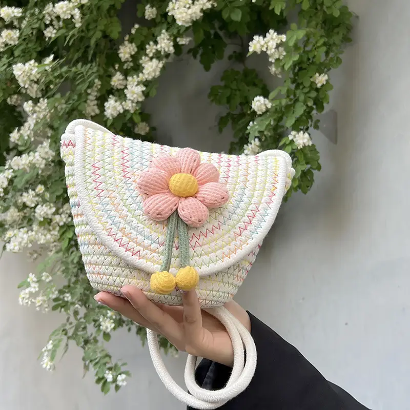 Korean Style Flower Crossbody Bag Women - Image 8