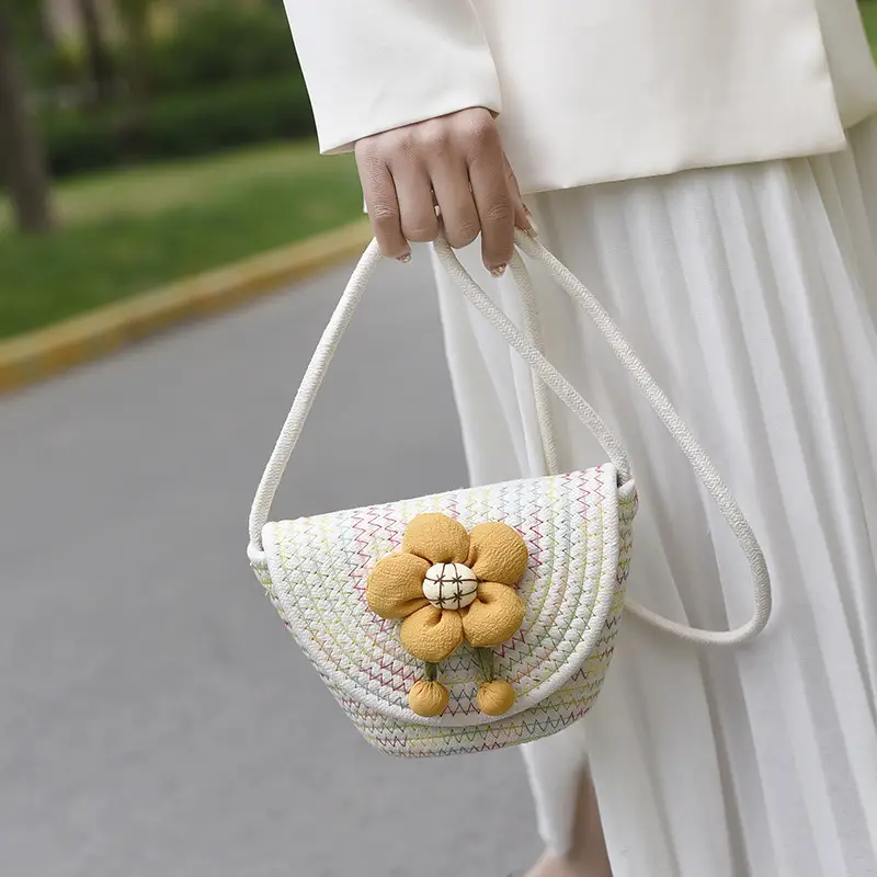 Korean Style Flower Crossbody Bag Women - Image 9