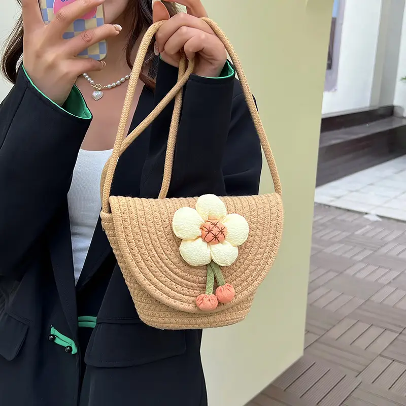 Korean Style Flower Crossbody Bag Women - Image 10