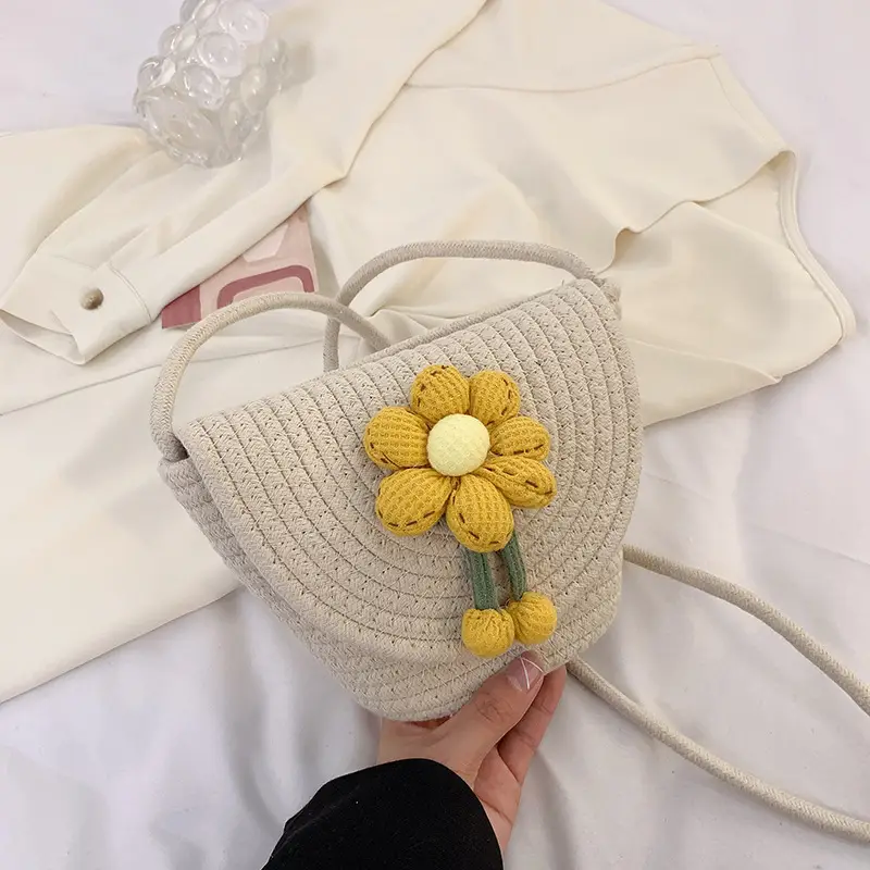 Korean Style Flower Crossbody Bag Women - Image 2
