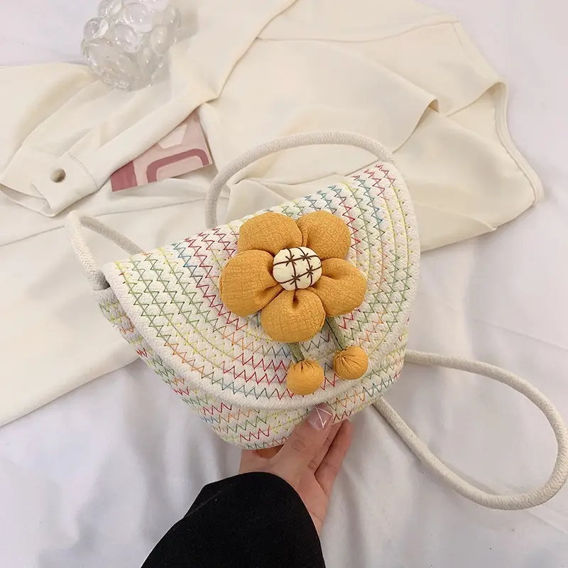 Korean Style Flower Crossbody Bag Women - Image 5