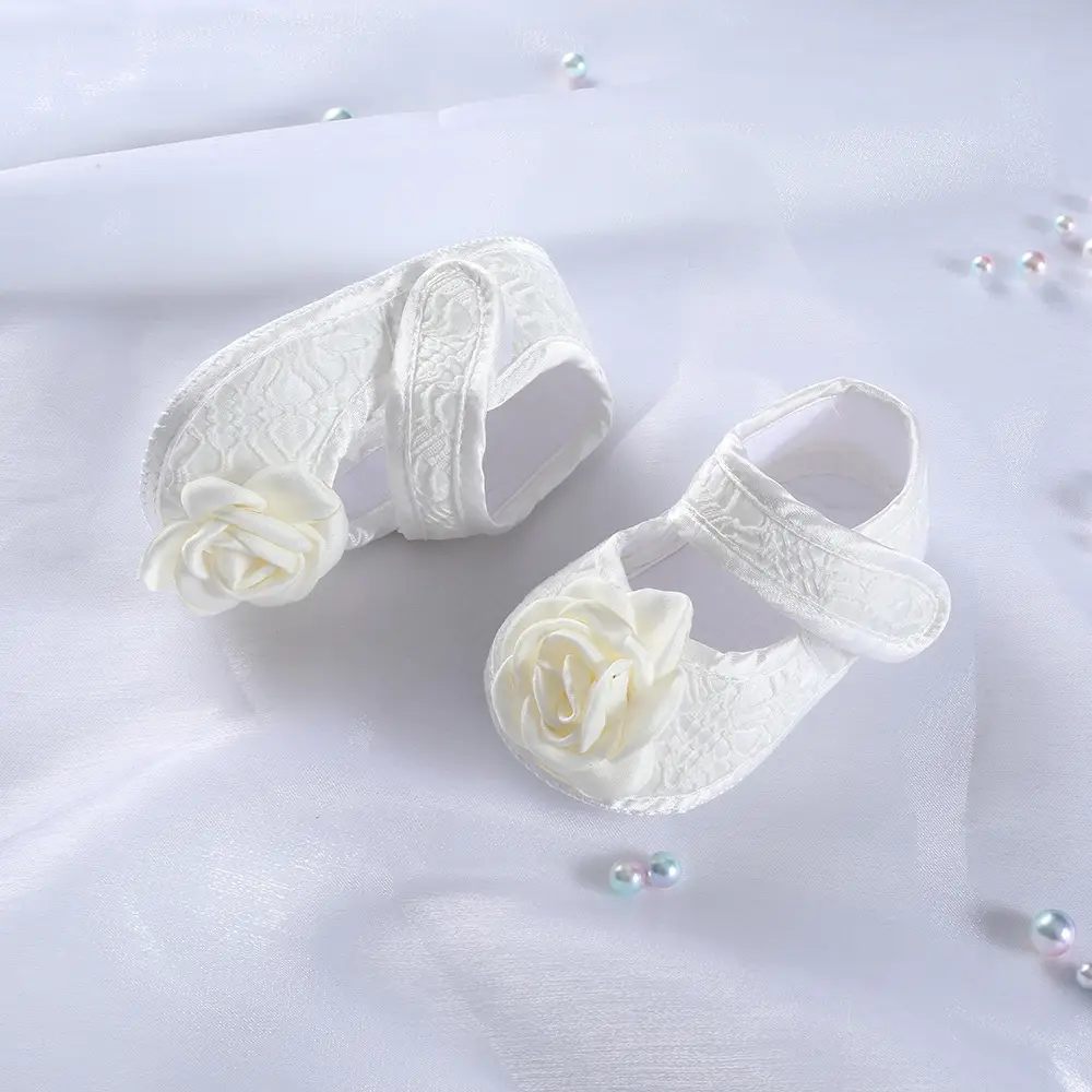 2023 New White Lace Princess Baby Shoes Full Moon Dress — feature 14