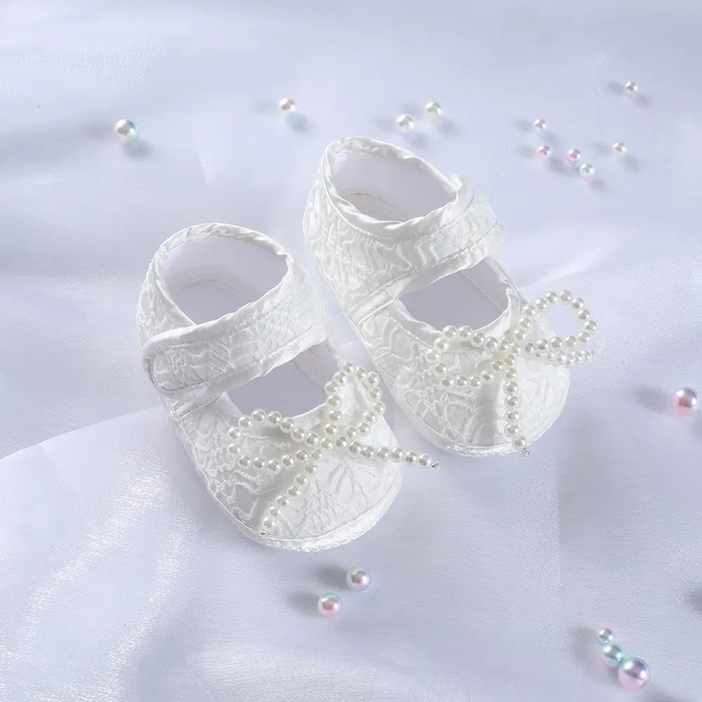 2023 New White Lace Princess Baby Shoes Full Moon Dress — feature 2