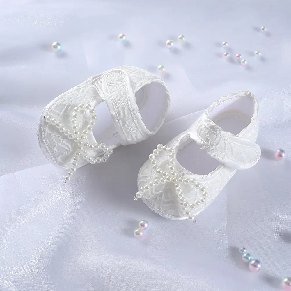2023 New White Lace Princess Baby Shoes Full Moon Dress — feature 4