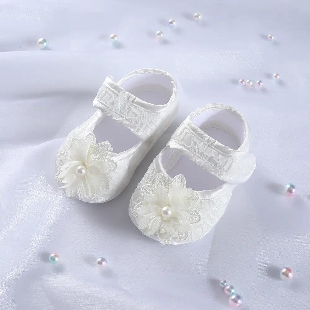 2023 New White Lace Princess Baby Shoes Full Moon Dress — feature 6