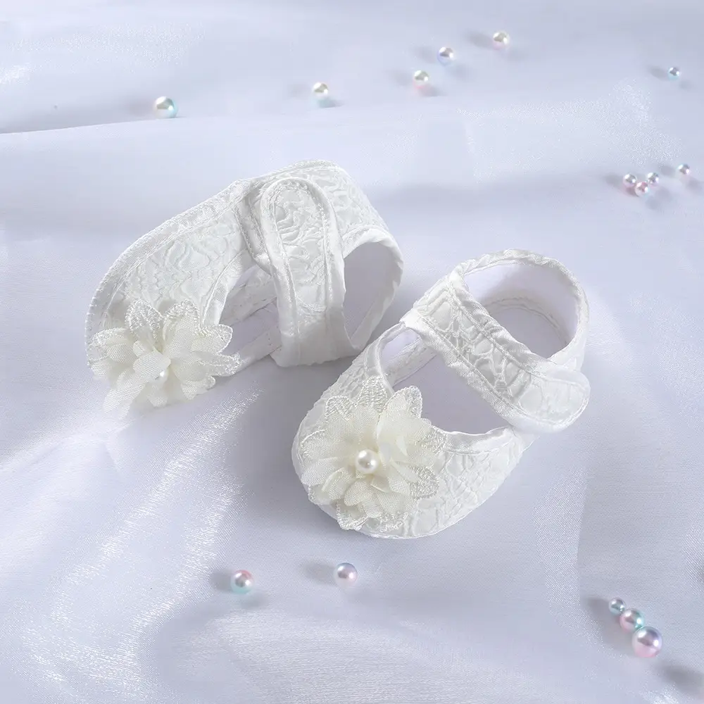 2023 New White Lace Princess Baby Shoes Full Moon Dress — feature 9