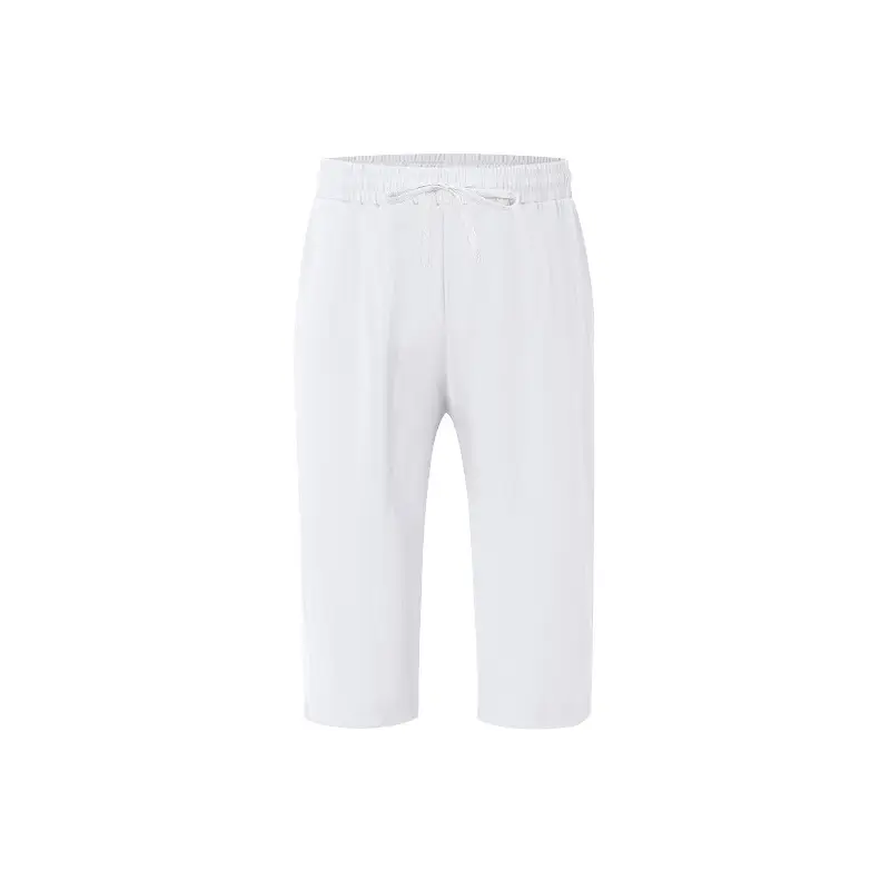 Men's Black Linen 7" Shorts Casual Summer — feature 13