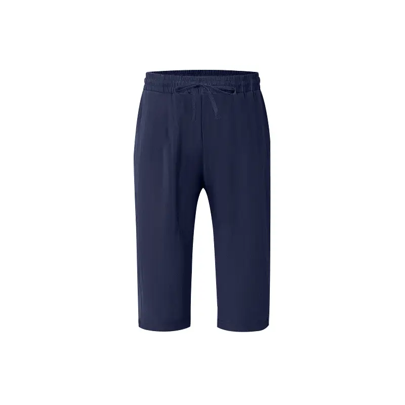 Men's Black Linen 7" Shorts Casual Summer — feature 24