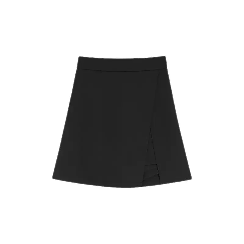 Plus Size Black A-Line Skirt Suit Women - Image 6