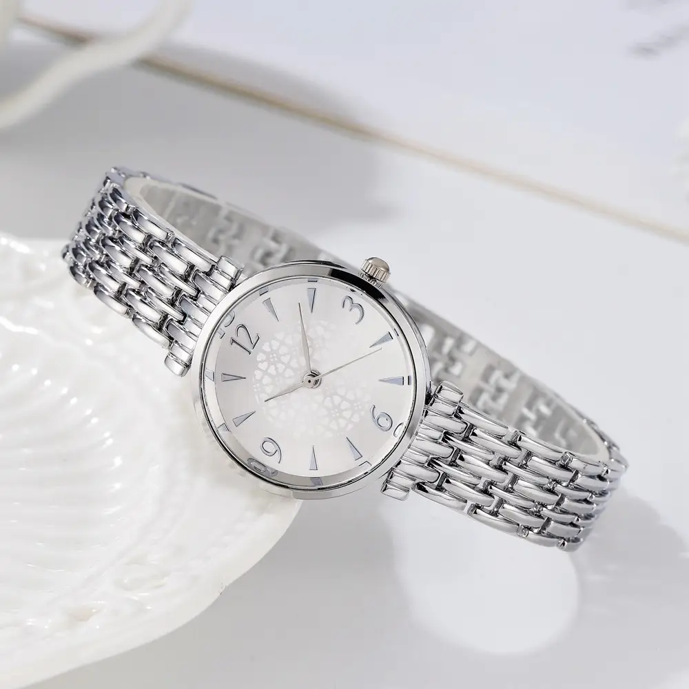 Rose Gold Digital Watch for Women with Chain Strap — feature 9