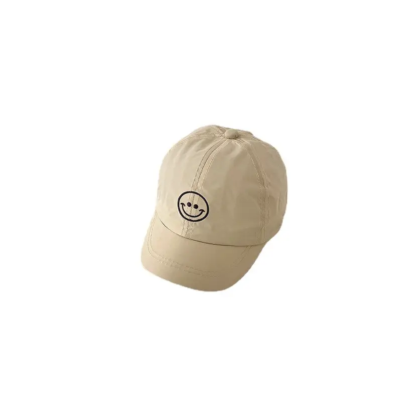 Smiley Face Baseball Cap for Kids 3 Colors Quick Dry - Image 6