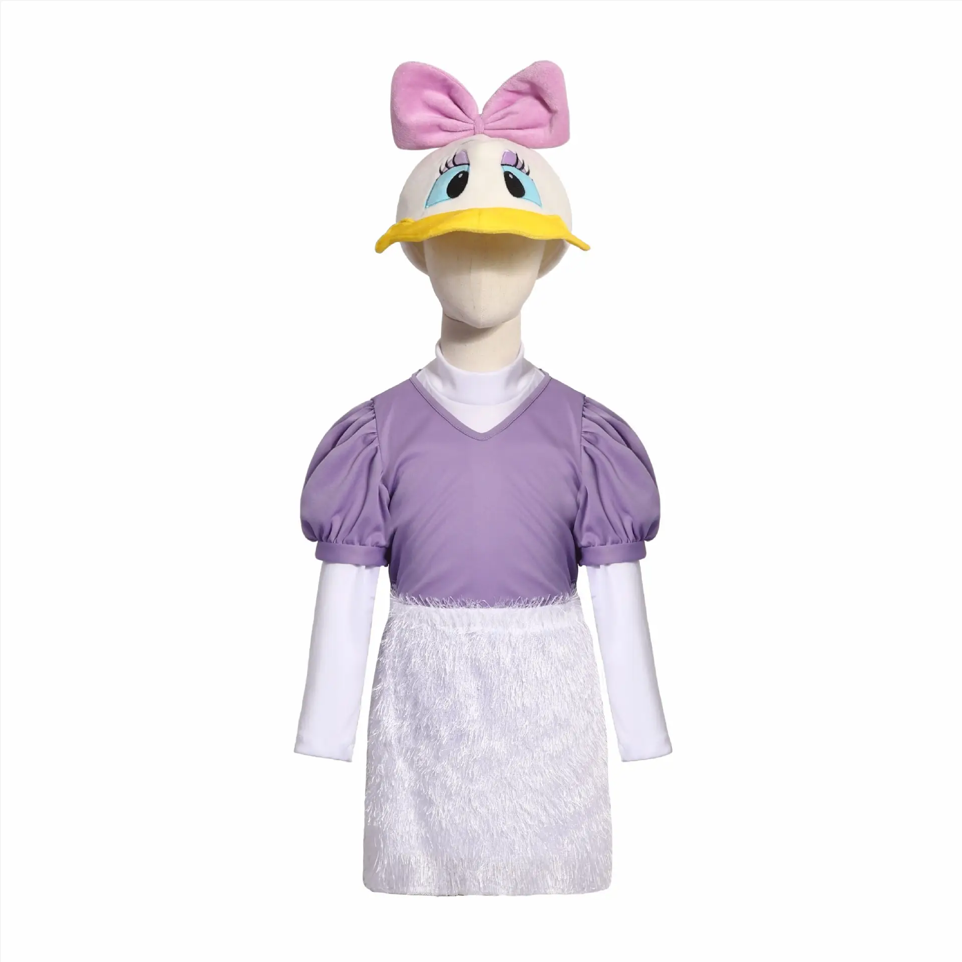 Kids Daisy Duck Costume Yellow Gloves & Gloves Set - Image 6