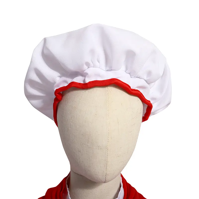 Children Chef Set Red Bow Kitchen Costume S to XL — feature 15